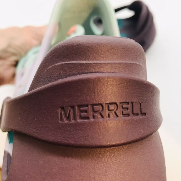 Merrell Hydro Moc Drift Shoes Unisex M 8.5 - W 10 Aqua/Lav/Plum Water Sandals - Picture 10 of 13